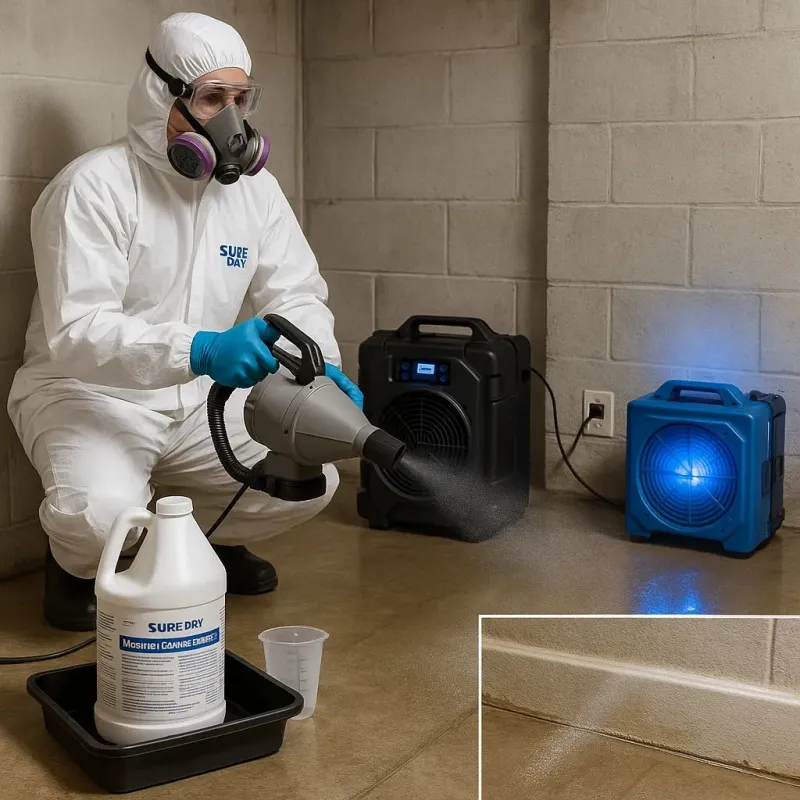 Sanitization and Odor Removal process in Lake Mohegan, NY